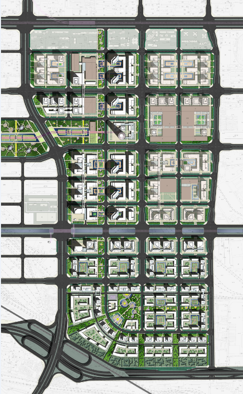 启动区城市设计总平面