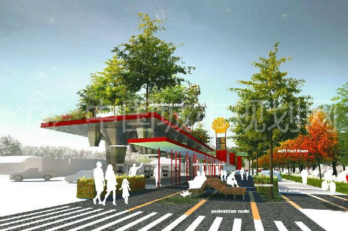 19新的重合型林荫大道和人行拱廊：改进公路干线，从而适应不同的交通形式，包括行人、自行车以及当地和区域的汽车通行。.jpg
