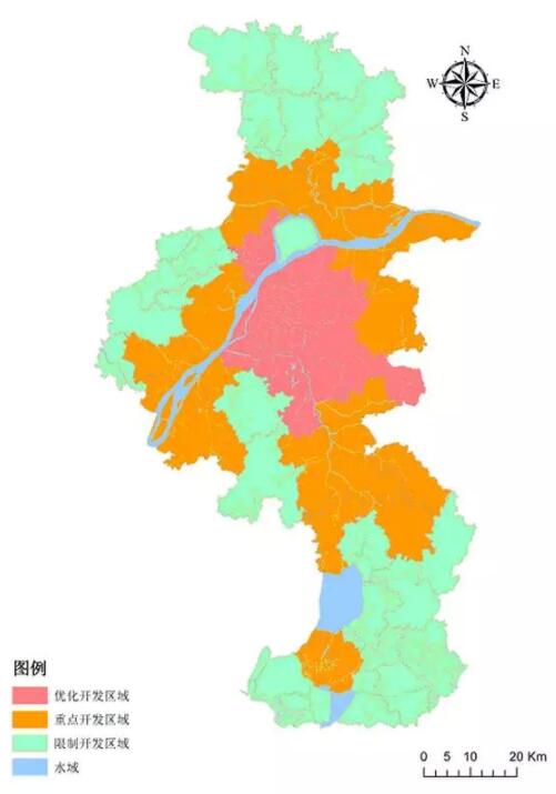 《南京市主体功能区实施规划》将南京划分为了优化开发区域,重点开发