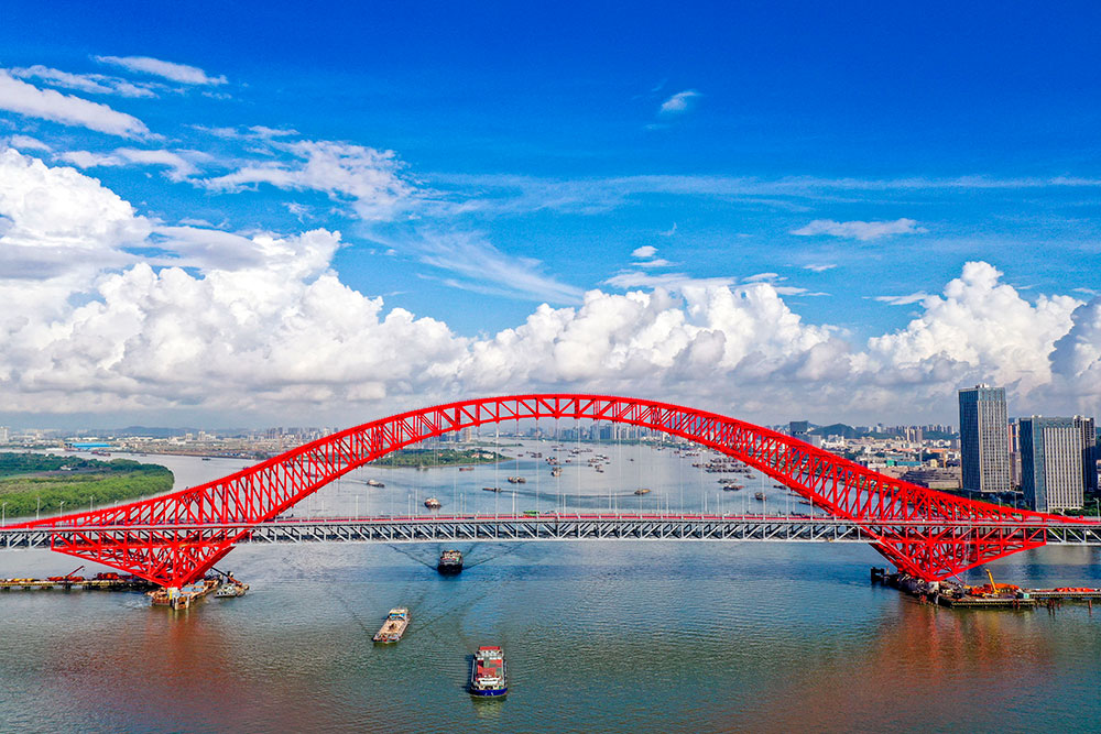 2021年9月20日，明珠湾大桥（周智群）